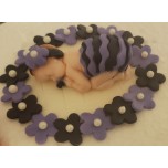 Baby in Purple & Black